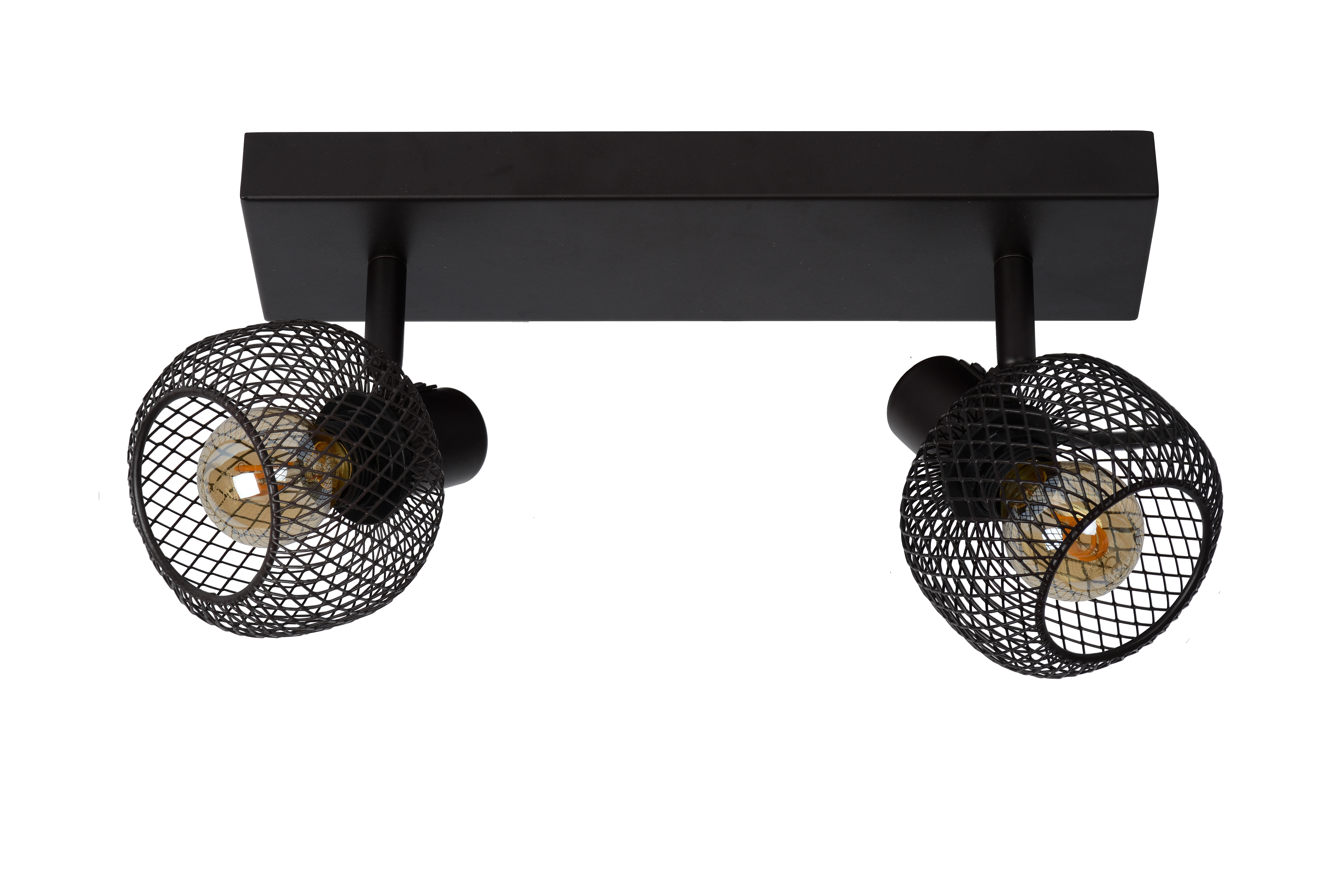 Lucide MAREN - Ceiling spotlight - 2xE14 - Black